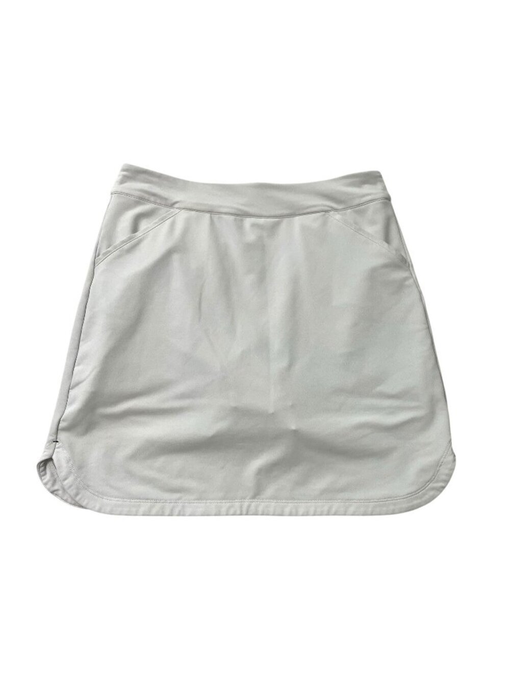 PETER MILLAR Pull-On Golf SKORT Skirt Short Knit Pickleball White size Small